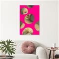 Picture of Neon Pink Circles _GroupedProduct_Rectangle_Portrait_Unframed_Print_Only_