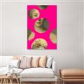 Picture of Neon Pink Circles _GroupedProduct_Rectangle_Portrait_Unframed_Print_Only_