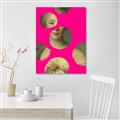 Picture of Neon Pink Circles _GroupedProduct_Rectangle_Portrait_Unframed_Print_Only_