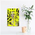 Picture of Neon Yellow Graffiti _GroupedProduct_Rectangle_Portrait_Unframed_Print_Only_