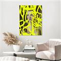 Picture of Neon Yellow Graffiti _GroupedProduct_Rectangle_Portrait_Unframed_Print_Only_