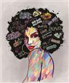 Picture of Graffiti Girl _GroupedProduct_Rectangle_Portrait_Unframed_Print_Only_