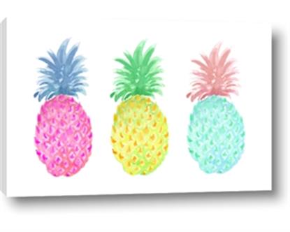 Picture of Colored three pineapples
