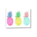 Picture of Colored three pineapples  _GroupedProduct_Rectangle_Landscape_Canvas_