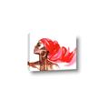Picture of Watercolor beauty African woman _GroupedProduct_Rectangle_Landscape_Canvas_