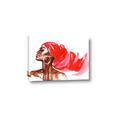 Picture of Watercolor beauty African woman _GroupedProduct_Rectangle_Landscape_Canvas_