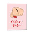 Picture of Badass Babe _GroupedProduct_Rectangle_Portrait_Canvas_
