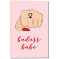 Picture of Badass Babe _GroupedProduct_Rectangle_Portrait_Canvas_