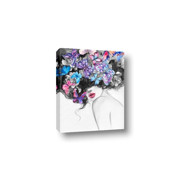 Picture of Butterfly Hair  _GroupedProduct_Rectangle_Portrait_Canvas_
