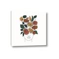 Picture of Fashion Floral Girl  _GroupedProduct_Square_Canvas_