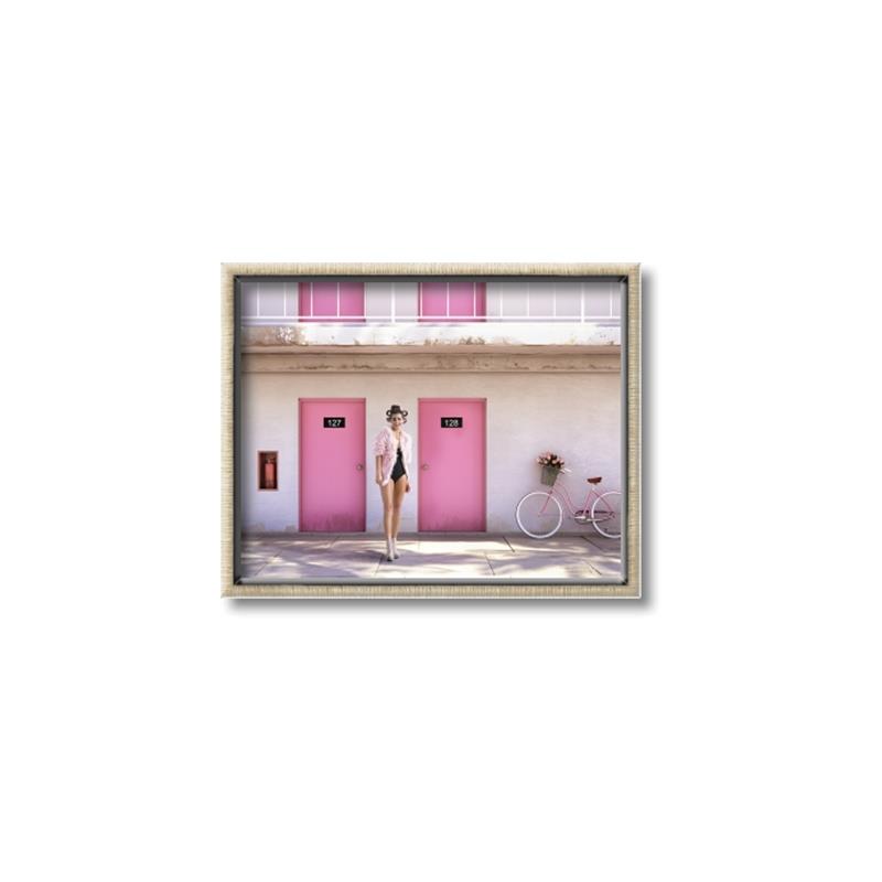 Picture of Pink Motel Suite  _GroupedProduct_Rectangle_Landscape_Photography _GroupedProduct_Rectangle_Landscape_Canvas_Framed_