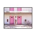 Picture of Pink Motel Suite  _GroupedProduct_Rectangle_Landscape_Photography _GroupedProduct_Rectangle_Landscape_Canvas_Framed_