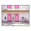 Picture of Pink Motel Suite  _GroupedProduct_Rectangle_Landscape_Photography _GroupedProduct_Rectangle_Landscape_Canvas_Framed_