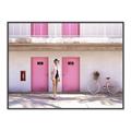 Picture of Pink Motel Suite  _GroupedProduct_Rectangle_Landscape_Photography _GroupedProduct_Rectangle_Landscape_Canvas_Framed_