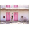 Picture of Pink Motel Suite  _GroupedProduct_Rectangle_Landscape_Photography _GroupedProduct_Rectangle_Landscape_Canvas_Framed_