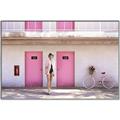Picture of Pink Motel Suite  _GroupedProduct_Rectangle_Landscape_Photography _GroupedProduct_Rectangle_Landscape_Canvas_Framed_