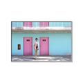 Picture of Blue Motel Suite _GroupedProduct_Rectangle_Landscape_Photography _GroupedProduct_Rectangle_Landscape_Canvas_Framed_