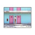 Picture of Blue Motel Suite _GroupedProduct_Rectangle_Landscape_Photography _GroupedProduct_Rectangle_Landscape_Canvas_Framed_