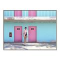 Picture of Blue Motel Suite _GroupedProduct_Rectangle_Landscape_Photography _GroupedProduct_Rectangle_Landscape_Canvas_Framed_