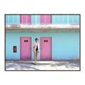 Picture of Blue Motel Suite _GroupedProduct_Rectangle_Landscape_Photography _GroupedProduct_Rectangle_Landscape_Canvas_Framed_