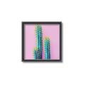 Picture of Neon Cactus _GroupedProduct_Square_Photography _GroupedProduct_Square_Canvas_Framed_