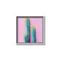 Picture of Neon Cactus _GroupedProduct_Square_Photography _GroupedProduct_Square_Canvas_Framed_