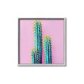 Picture of Neon Cactus _GroupedProduct_Square_Photography _GroupedProduct_Square_Canvas_Framed_