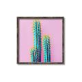 Picture of Neon Cactus _GroupedProduct_Square_Photography _GroupedProduct_Square_Canvas_Framed_