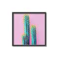 Picture of Neon Cactus _GroupedProduct_Square_Photography _GroupedProduct_Square_Canvas_Framed_