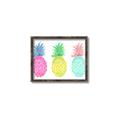 Picture of Colored three pineapples  _GroupedProduct_Rectangle_Landscape_Canvas_Framed_
