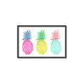 Picture of Colored three pineapples  _GroupedProduct_Rectangle_Landscape_Canvas_Framed_