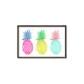 Picture of Colored three pineapples  _GroupedProduct_Rectangle_Landscape_Canvas_Framed_