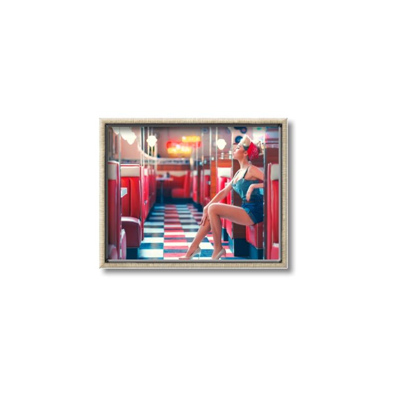 Picture of In the Diner  _GroupedProduct_Rectangle_Landscape_Photography _GroupedProduct_Rectangle_Landscape_Canvas_Framed_