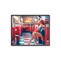 Picture of In the Diner  _GroupedProduct_Rectangle_Landscape_Photography _GroupedProduct_Rectangle_Landscape_Canvas_Framed_