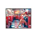 Picture of In the Diner  _GroupedProduct_Rectangle_Landscape_Photography _GroupedProduct_Rectangle_Landscape_Canvas_Framed_