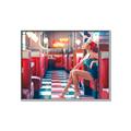 Picture of In the Diner  _GroupedProduct_Rectangle_Landscape_Photography _GroupedProduct_Rectangle_Landscape_Canvas_Framed_