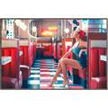 Picture of In the Diner  _GroupedProduct_Rectangle_Landscape_Photography _GroupedProduct_Rectangle_Landscape_Canvas_Framed_