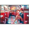 Picture of In the Diner  _GroupedProduct_Rectangle_Landscape_Photography _GroupedProduct_Rectangle_Landscape_Canvas_Framed_