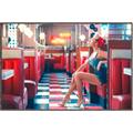 Picture of In the Diner  _GroupedProduct_Rectangle_Landscape_Photography _GroupedProduct_Rectangle_Landscape_Canvas_Framed_