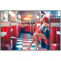 Picture of In the Diner  _GroupedProduct_Rectangle_Landscape_Photography _GroupedProduct_Rectangle_Landscape_Canvas_Framed_
