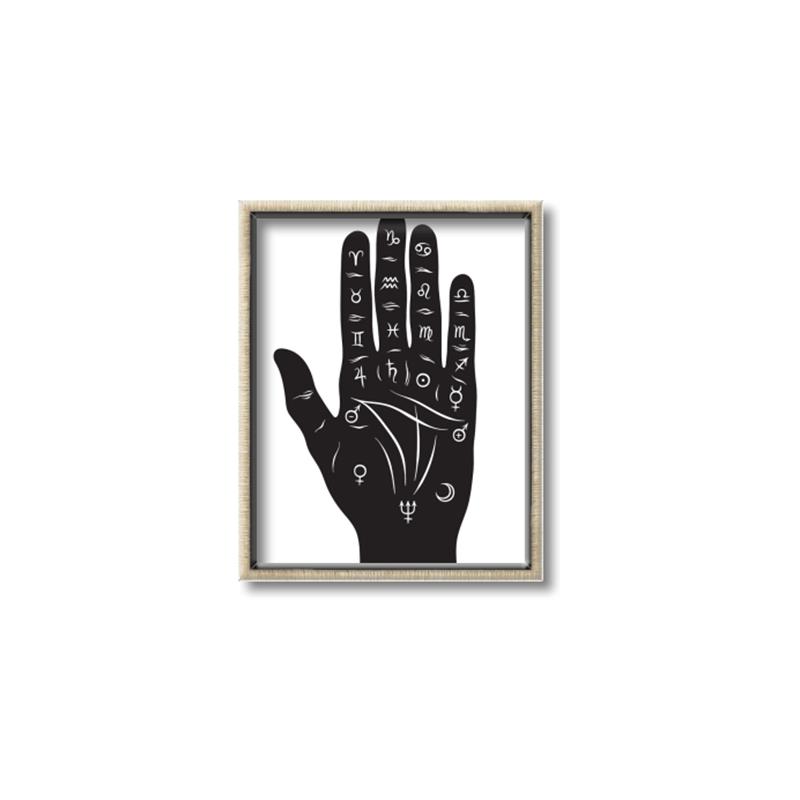 Picture of Hamsa Hand _GroupedProduct_Rectangle_Portrait_Canvas_Framed_