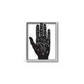 Picture of Hamsa Hand _GroupedProduct_Rectangle_Portrait_Canvas_Framed_