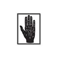 Picture of Hamsa Hand _GroupedProduct_Rectangle_Portrait_Canvas_Framed_