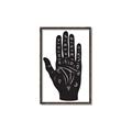 Picture of Hamsa Hand _GroupedProduct_Rectangle_Portrait_Canvas_Framed_