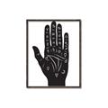Picture of Hamsa Hand _GroupedProduct_Rectangle_Portrait_Canvas_Framed_