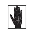 Picture of Hamsa Hand _GroupedProduct_Rectangle_Portrait_Canvas_Framed_