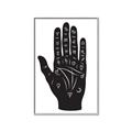 Picture of Hamsa Hand _GroupedProduct_Rectangle_Portrait_Canvas_Framed_