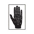 Picture of Hamsa Hand _GroupedProduct_Rectangle_Portrait_Canvas_Framed_