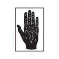 Picture of Hamsa Hand _GroupedProduct_Rectangle_Portrait_Canvas_Framed_