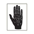 Picture of Hamsa Hand _GroupedProduct_Rectangle_Portrait_Canvas_Framed_